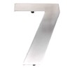 ZW Hardware SS100 12 Inch 304 Stainless Steel Brushed Stainless Steel Large House Number 7