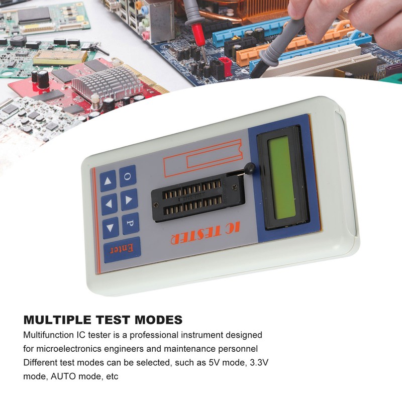 IC Tester High Accuracy Multifunctional Transistor Tester for 74HC Series