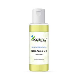 KAZIMA Star Anise Essential Oil - 100% Pure Natural & Undiluted For Skin care & Hair care (100ML)