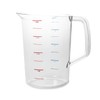 Taza medidora de goma, Transparente, 3,78L