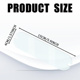 QQWD 2PCS EZ Pass Holder for Windshield, Transponder Holder with Strong Suction Cups, Acrylic EZ Pass Strips, Automotive Toll Ezpass Windshield Mount Accessories, Universal for Most Toll Passes