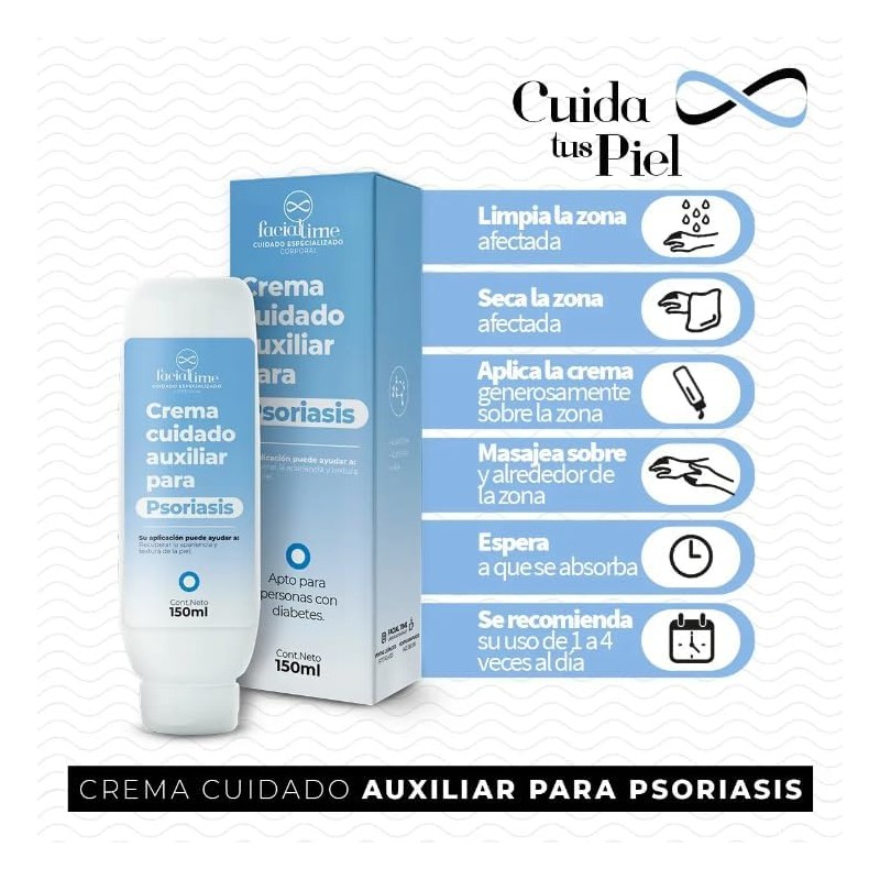 Skin Moisturizer 4 Piezas Psoriasis Facial Time
