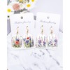 Puocaon Flower Clay Transfer Paper - 20 Pcs Bouquet Wreath