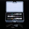 Tubular Lock Pick Set with Transparent Lock Practice Locksmith Tools
