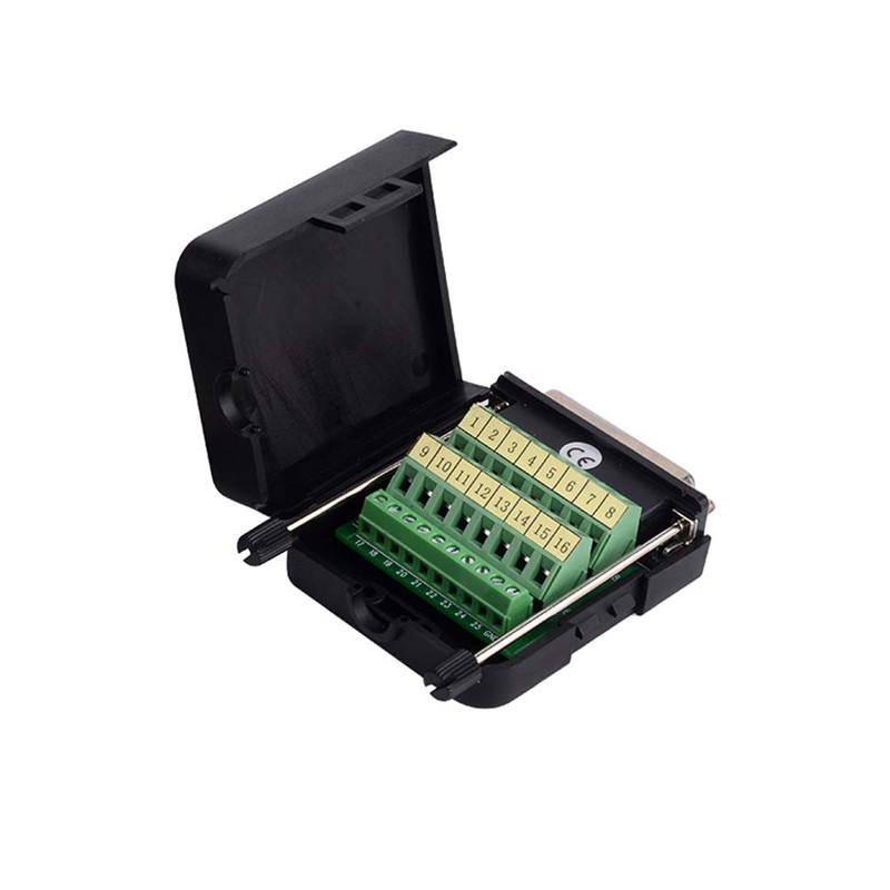 euroharry DB25 25 Pin Female Adapter DB25-M1 Terminal Plastic Cover