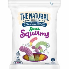 The Natural Confectionery Co. Bulk The Natural Confectionery Sour Squirms 220g ($4.99 each x 12 units)