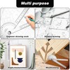 YUXIANLB Protractor Angle Finder Ruler Stainless Steel Adjustable Finder Round
