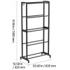 5 Tier Heavy Duty 3D Printer Filament Storage Rack Accessory