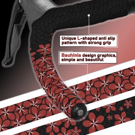 BUCKLOS Bike Handlebar Tape for Road Bike Comfortable Bicycle Handlebar Tape EVA Bike Bar Tape Grip 2 Rolls Bicycle Drop Bar Wraps Black Red