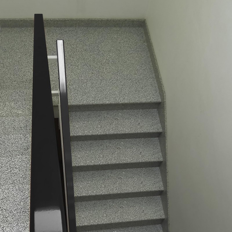 Non-Slip Stair Handrail Protection, PVC Plastic Handrail, Plastic Handrail Profile