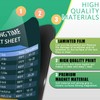 Air Fryer Magnetic Cheat Sheet Set, Cook Times Chart Air