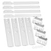 Spares2go Integrated Fridge Door Slide Mounting compatible with Bosch Fixing