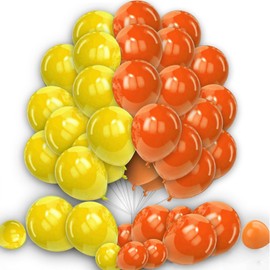 Orange Yellow Balloons 30pcs 10Inch Latex Party Balloons for Birthday Wedding Baby Shower Tropical Party Supplies Summer Encanto Party Decoration