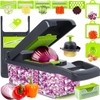 Vegetable Chopper and Slicer, 14 in 1 Mandoline Slicer with
