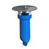 Fleximatic 2218B Céspol flexible para lavabo u ovalín con membrana