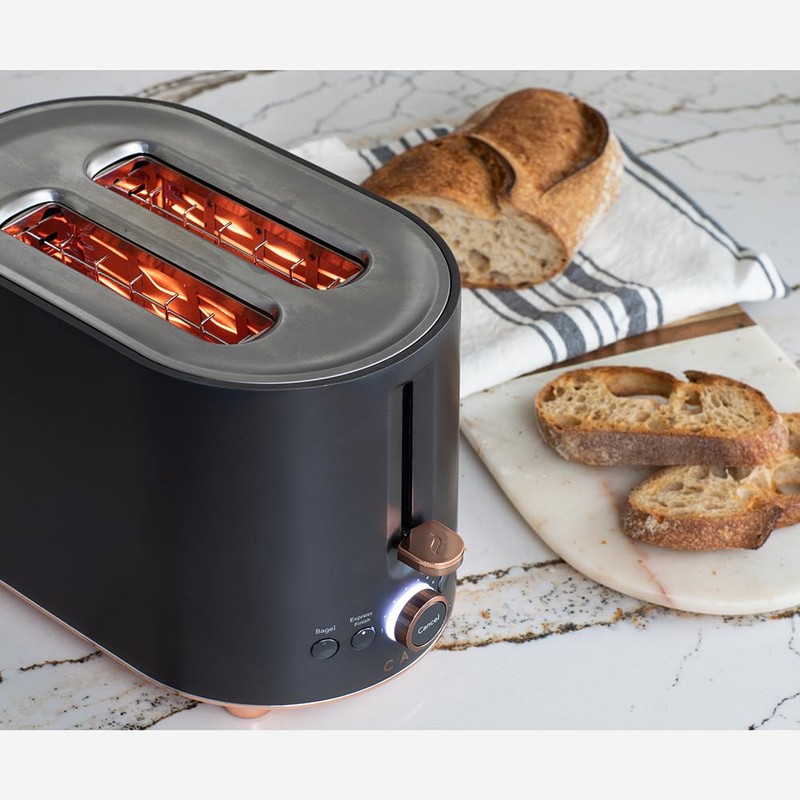 Café Express Finish 2-Slice Toaster | Extra-Wide Slots, Extra Lift