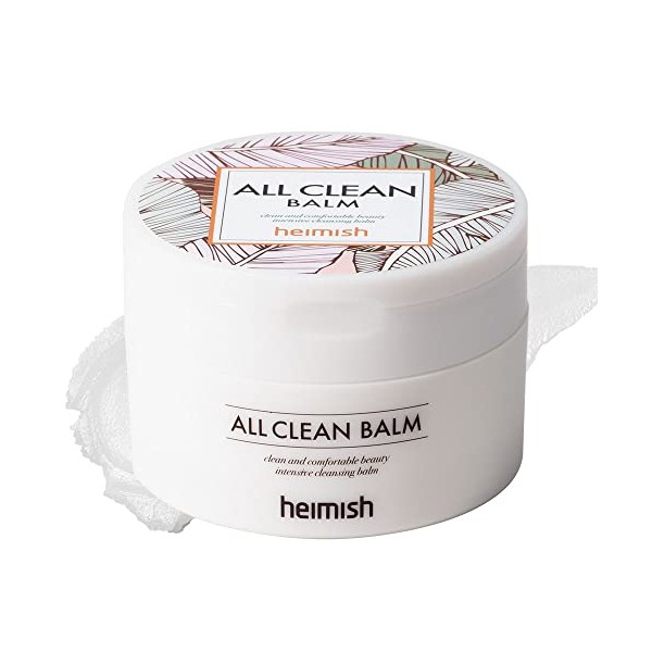 [heimish] All Clean Balm 4.0fl.oz/120ml | Natural Aroma oil All in one multi-oil balm cleanser | Cleansing balm Make up Remover, Face Wash, Facial cleansing balm, Balm to Oil, Pore and Sebum Care, Blackhead Care, Soothing & Moisturizing, Vegan,Korean Skin