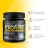 EVOLUTION, Monohidrato de Creatina, Suplemento Alimenticio, Creatina Monohidratada, Sugar Free,