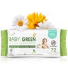 Yugi Green Baby Wipes – Unscented, Compostable, Biodegradable, Plant-Based, Fragrance-Free,