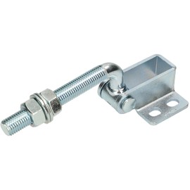KOTARBAU® Adjustable Gate Hinge M16 Curved 180 Degrees The Perfect Solution for Any Gate System Gate Rod Galvanised Adjustable