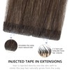 COOKAYU invisible Tape In Hair Extensions 14 Inch 30g Balayage