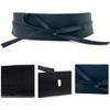 HDBHBH Women's Wide Obi Belt - PU Leather Cinch Waist