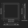 8" x 8" Steel Access Panel - Indoor Use -
