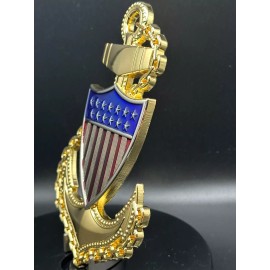 USCG Chief Anchor; CPO; Chief's Anchor; Chief Petty Officer - metal