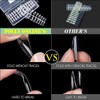 Clear Nail Tips, 240 Pieces Almond Nail Tips, Full Surface