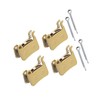 Partuto 4 Pair Sintered Metal Disc Bike Brake Pads W/Split