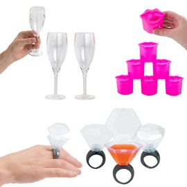 Fun Express Bachelorette Shot Glass Kit 36 Pieces