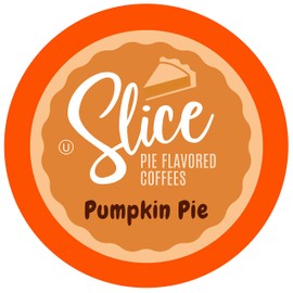 Slice Coffee Flavored Coffee, Pumpkin Pie for Keurig K Cup Brewers, 40 Count