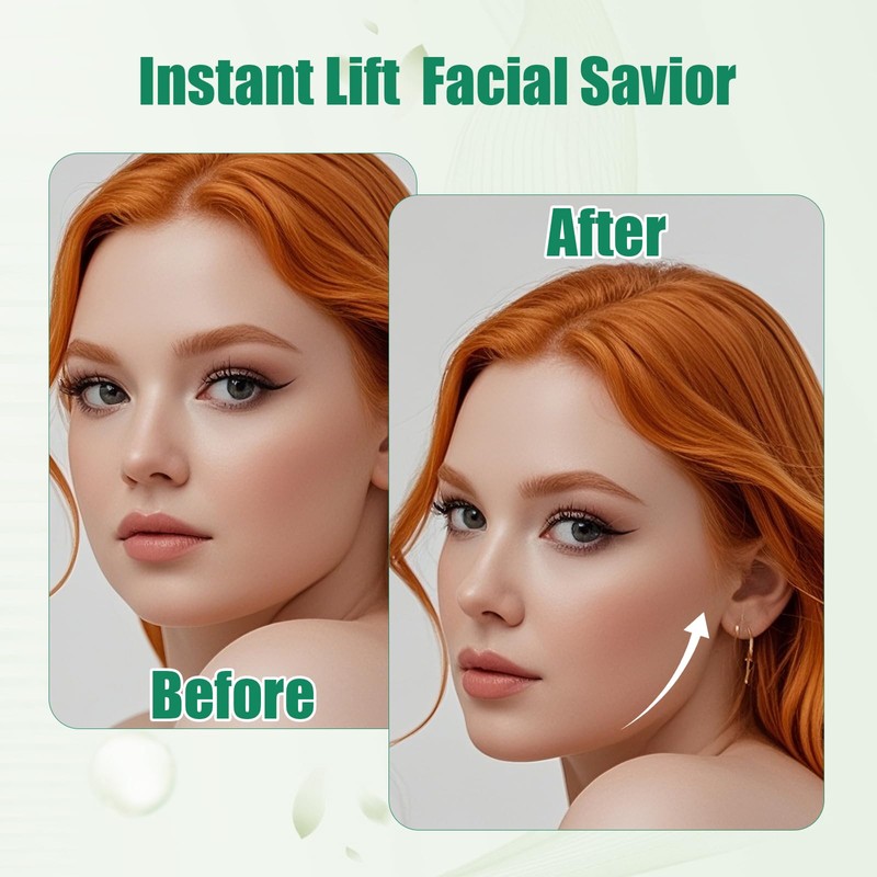 TOPFORU Face Tape Lifting Invisible, Instant Facial Lift Tape, V-Shaped