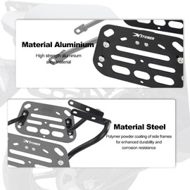 Xitomer Compatible with Versys 650 Support Racks Fit for 2015-2023 Versys 650 Motorcycle Luggage Rack Pannier Racks Side Carrier