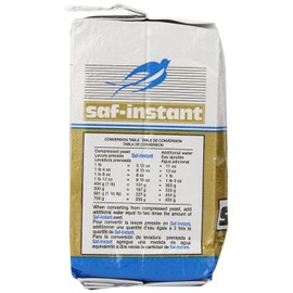 LeSaffre Saf-Instant Yeast, Gold, 1 Pound, (Pack of 2)