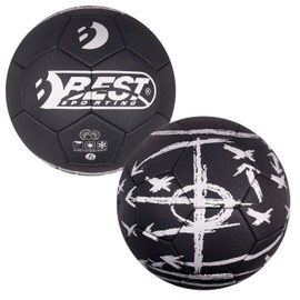 Best Sporting Football Tactics Classic I Football with Classic Design I High-Quality Ball I Football Children in Size 5 I Black Football Children I Durable Training Ball