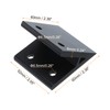uxcell 2Pcs 45 Degree Angle Aluminum Profile Corner Brackets, Corner