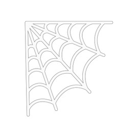 Spider Web Corner Cobweb Window Vinyl Decal Car Water Bottle Tumbler Sticker