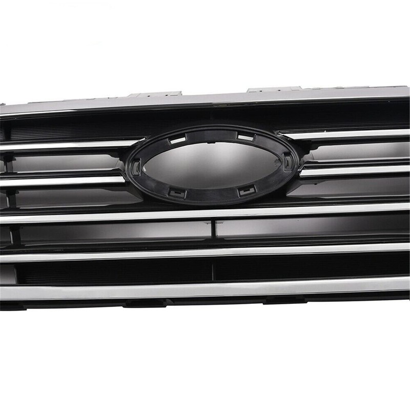 munirater Front Bumper Chrome Grill Factory Style Grille Replacement for