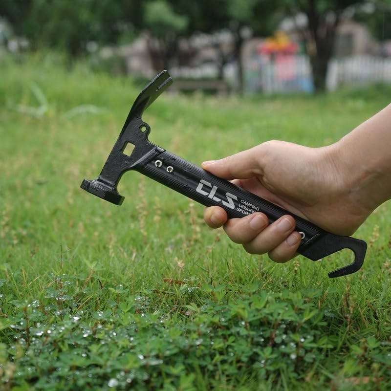 AIMALL Mini Outdoor Tent Hammer – Multi-Functional Camping Nail Hammer