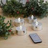 LumaBase Extra Large Battery Operated Tea Lights with Remote Control,