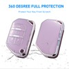 Flensent Key Fob Cover with Keychain for Wrangler JL JLU