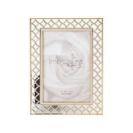 Juliana Impressions Lattice Cut Metal Photo Frame 4" x 6"