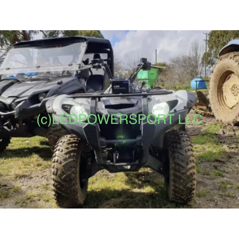 RD 2011 Yamaha Raptor 125 ATV LED Headlight Upgrade Kit