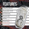 ShakeSphere Tumbler VIEW: Protein Shaker Bottle Smoothie Cup with Clear
