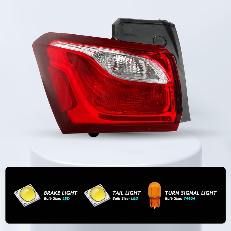 TUSDAR Tail Light Assembly Compatible with 2018 2019 2020 Chevy