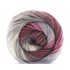 Premier Yarn Colorfusion DK - 3.5 Oz - #3 Light Weight - 3-Pack Bundle with Bella's Crafts Stitch Markers (Berries & Cream)