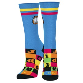 Cool Socks, Garfield Cute Women's Cartoon Character Crew Socks Medium