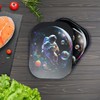 FANVANAI Metal Tray with Soft PVC Magnetic Lid Small Cute