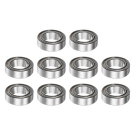 Kozelo 10pcs MR85ZZ Deep-Groove Ball Bearings - [5mm Bore x 8mm OD x 2.5mm Thickness] Double Metal Shielded Bearings for Machine Tools Use, P6 (ABEC 3)